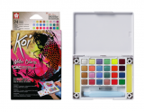 SAKURA XNCW-24MPN Koi Water Colors Creative Art Colors Set 水彩磚(24色)