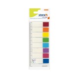 HOPAX STICK'N 21467 8色膠質標籤紙(15張X8色)       