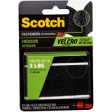 3M Scotch® 4731 魔術貼(室內用) - 黑色2對