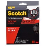 3M Scotch® 6761 超強力魔術貼(蘑菇搭扣設計) - 黑色<戶外用>