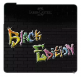 Faber-Castell 116425 Colour Pencils Black Edition 24色木顏色(鐵盒裝)