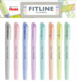 PENTEL FITLINE Twin type of pastel highlter 雙頭螢光筆 SLW11P